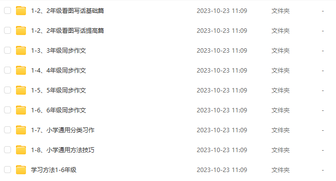 小學(xué)1-6年級(jí)滿分作文及陳心陳心滿分課堂資料大全 百度網(wǎng)盤下載