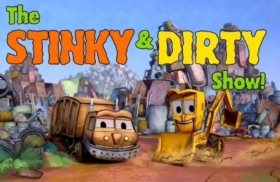 小車迷必備 亞馬遜原創動畫片臭臭和臟臟《The stinky&dirty show》網盤下載